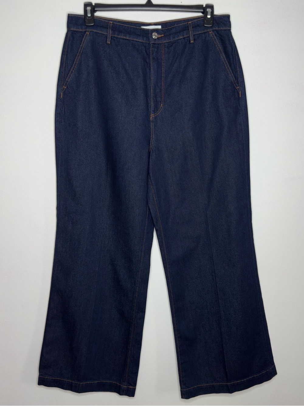 Loft The Trouser High Rise Wide Leg Jeans - Size 14